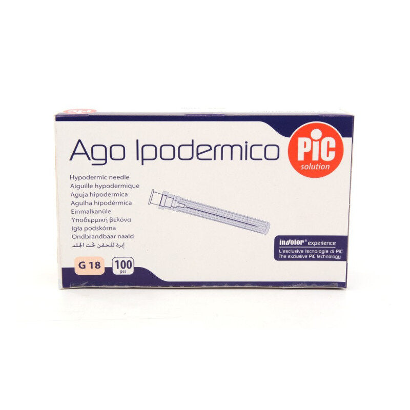 Pic Ago Ipodermico G18 1 1/2 100 Pezzi-1