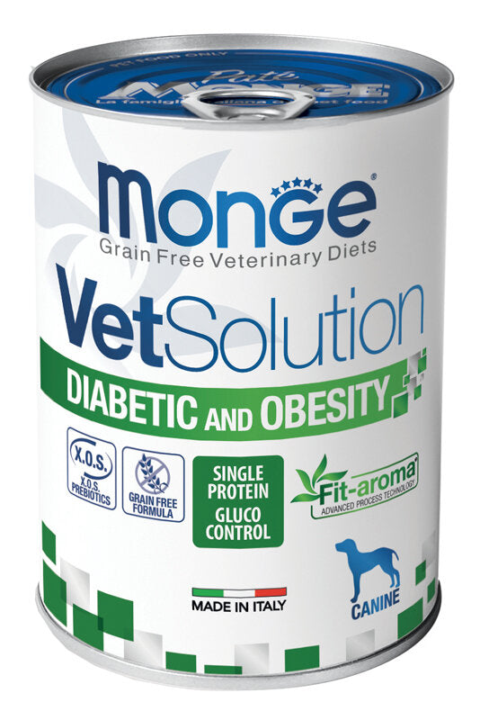Monge VetSolution Diabetic And Obesity Canine Lattina 400g-1