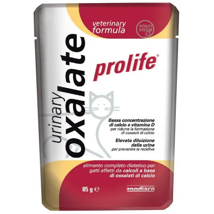 Prolife Cat Vet Urinary Oxalate Cibo Umido Per Gatti Adulti Bustina 85g-2