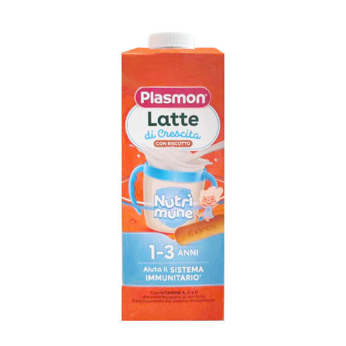 Plasmon Latte Di Crescita Nutrimune Con Biscotto 1-3 Anni 1 Litro-1