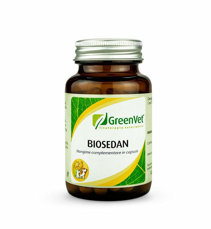 Greenvet Biosedan Mangime Complementare Per Cani 60 Capsule-1