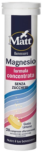Matt Benessere Magnesio 20 Compresse Effervescenti-1