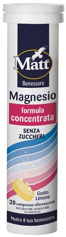 Matt Benessere Magnesio 20 Compresse Effervescenti-1