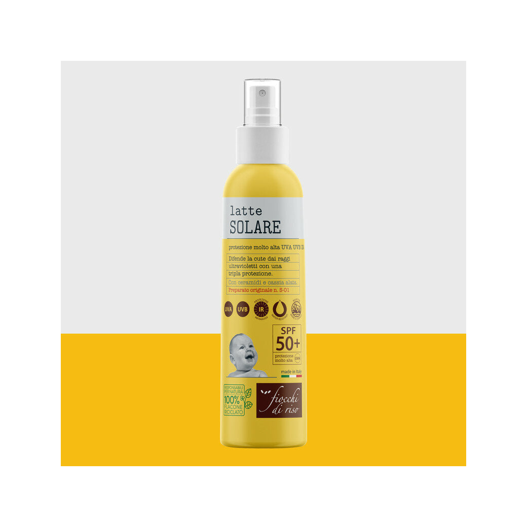 Fiocchi Di Riso Latte Solare Per Bambini 140ml SPF50+-1