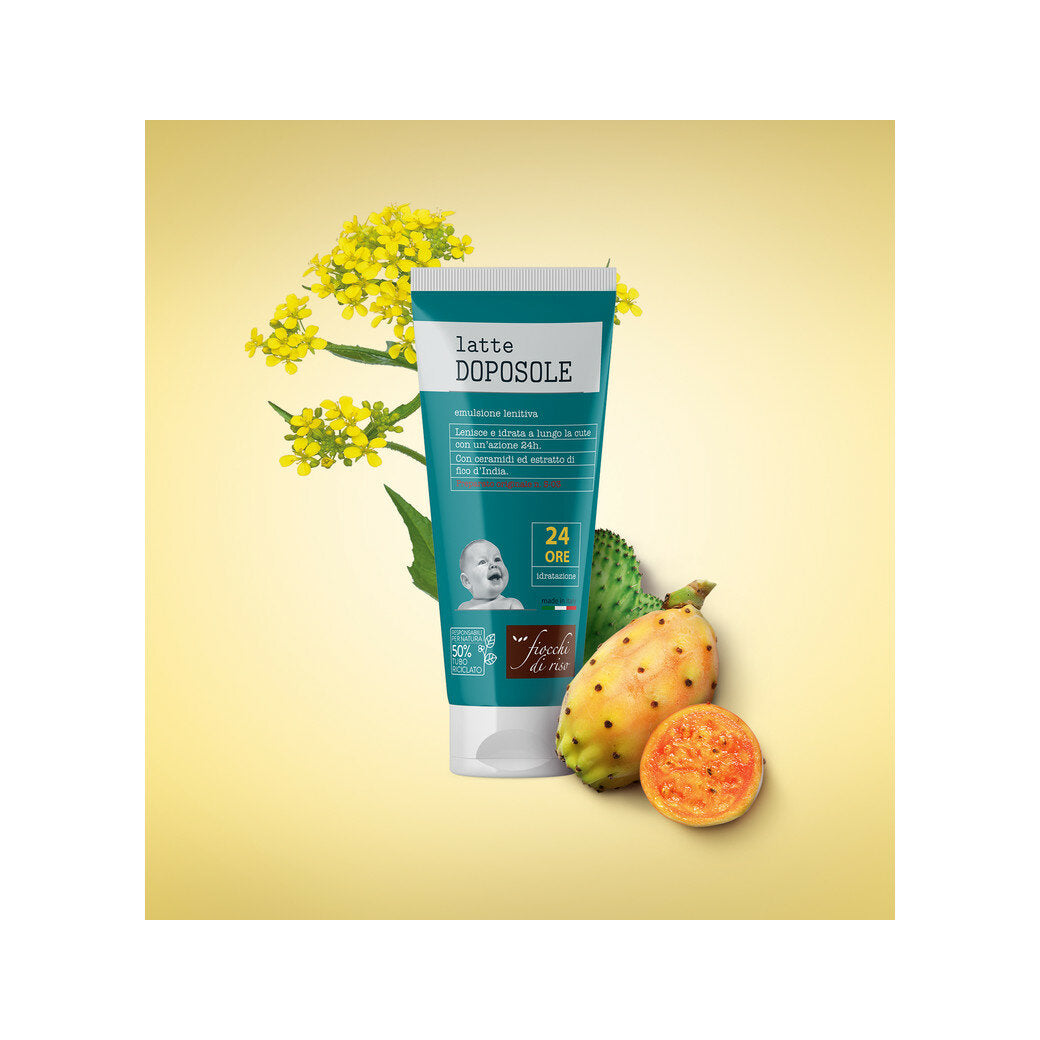 Fiocchi Di Riso Latte Doposole Emulsione Lenitiva E Idratante Per Bambini 140ml-3