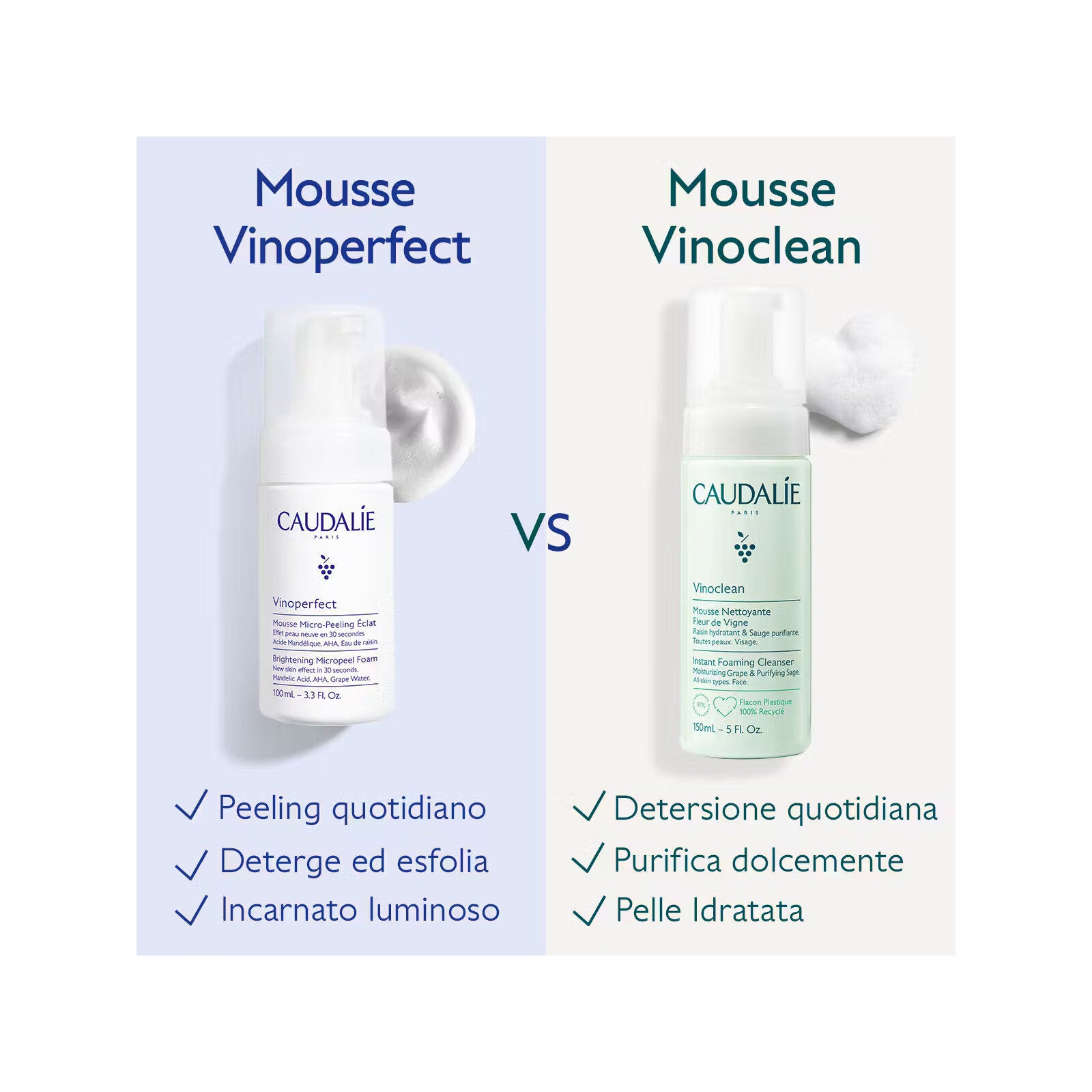 Caudalie Vinoperfect Mousse Micro-Peeling Illuminante 100ml-3
