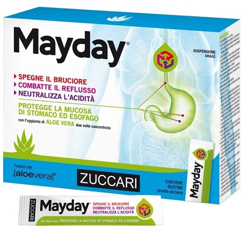Mayday Sospensione Per Uso Orale Alla Menta 12 Bustine 10ml-1