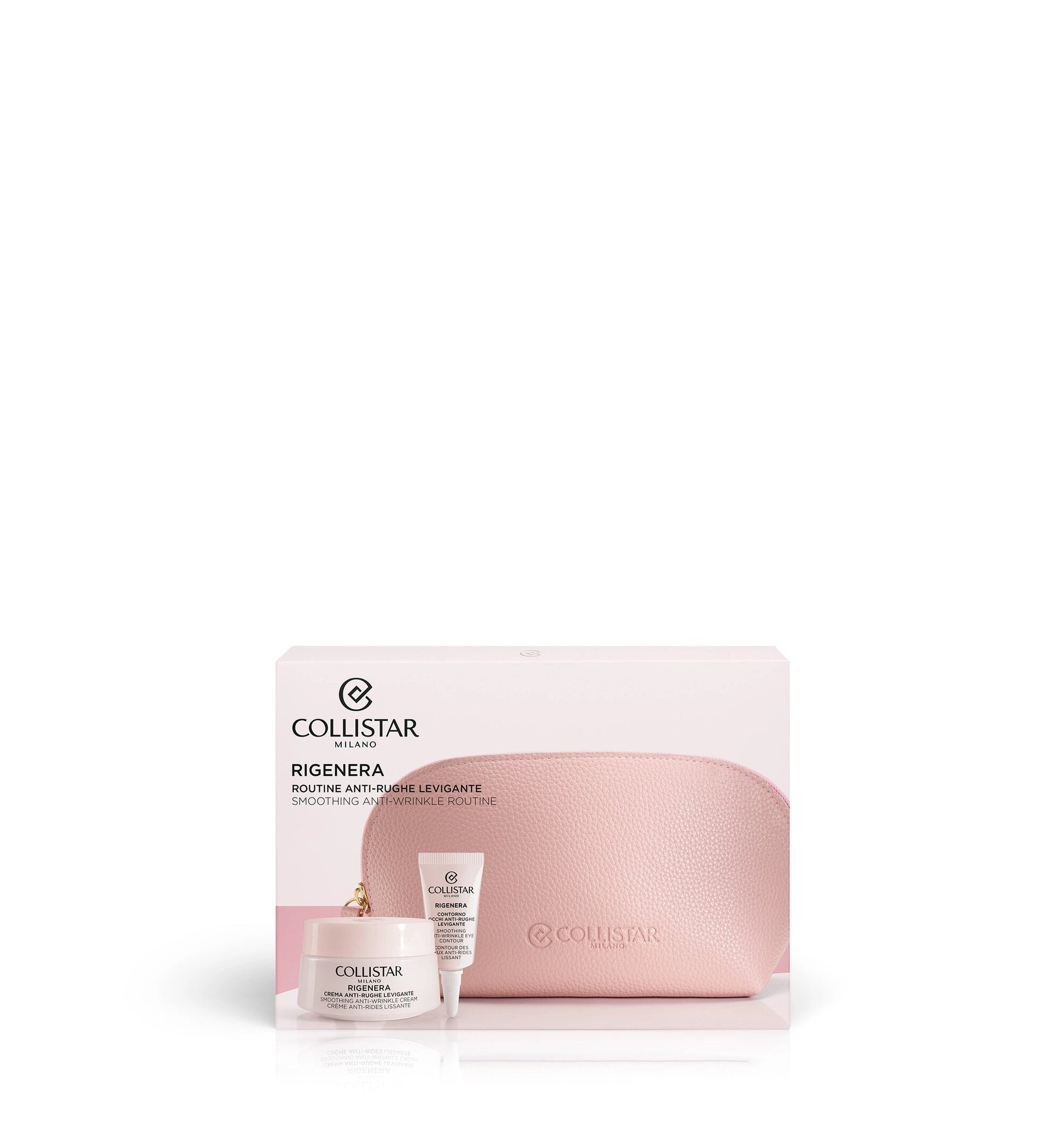 Collistar Cofanetto Crema Viso/Collo 50ml + Contorno Occhi 5ml + Bustina Gocce Magiche + Pochette-4