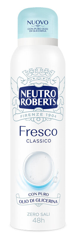 Neutro Roberts Deodorante Spray Fresco Classico Zero Sali di Alluminio 150ml-1