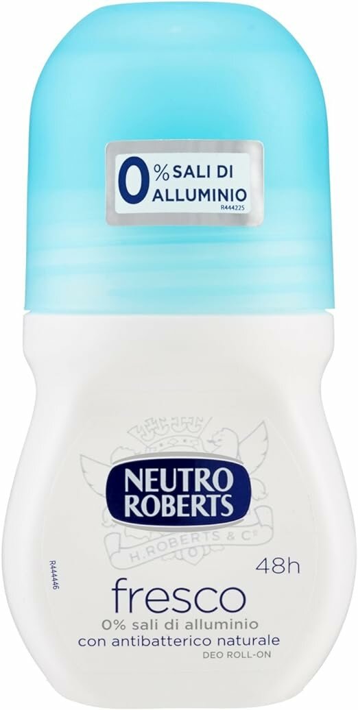 Neutro Roberts Deodorante Roll On Fresco Classico Zero Sali di Alluminio 50ml-3