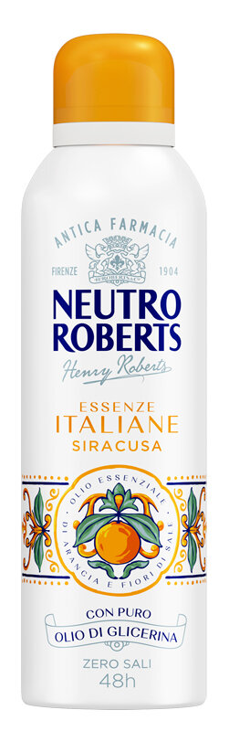 Neutro Roberts Deodorante Spray Siracusa Senza Sali di Alluminio 200ml-1