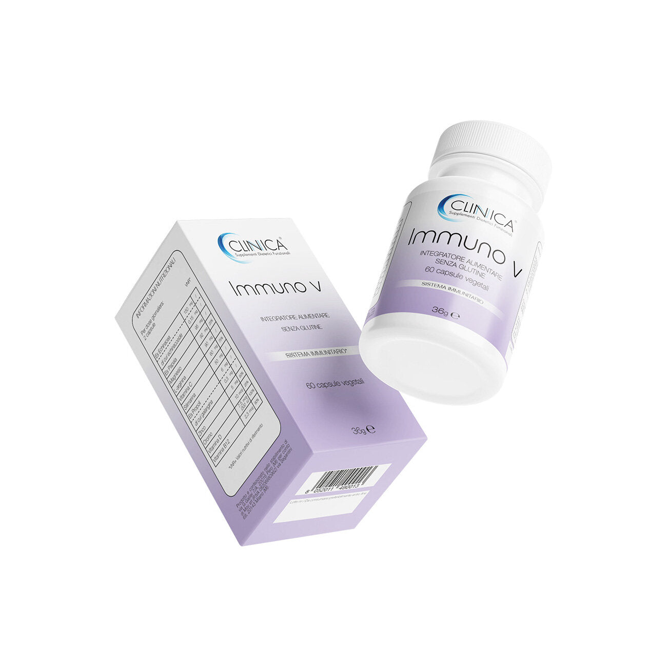 Clinica Immuno V 60 Capsule Vegetali – 1 Mese Di Trattamento-3