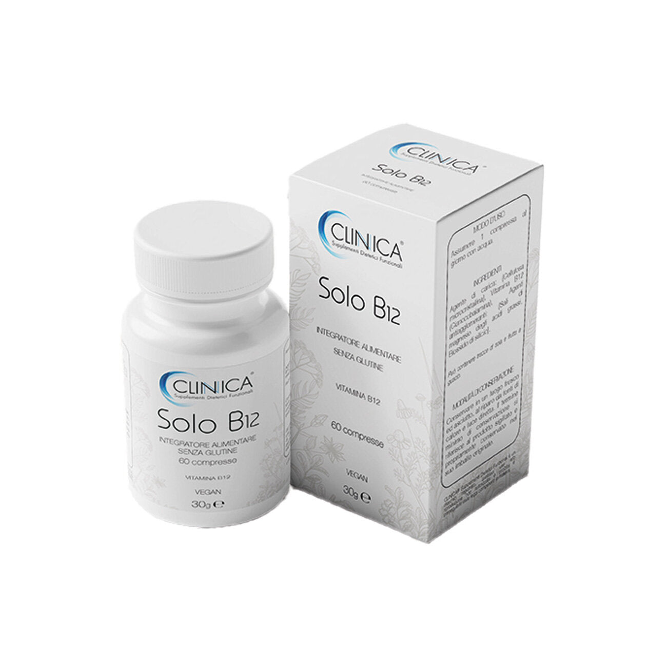 Clinica Solo B12 60 Compresse – 2 Mesi Di Trattamento-2