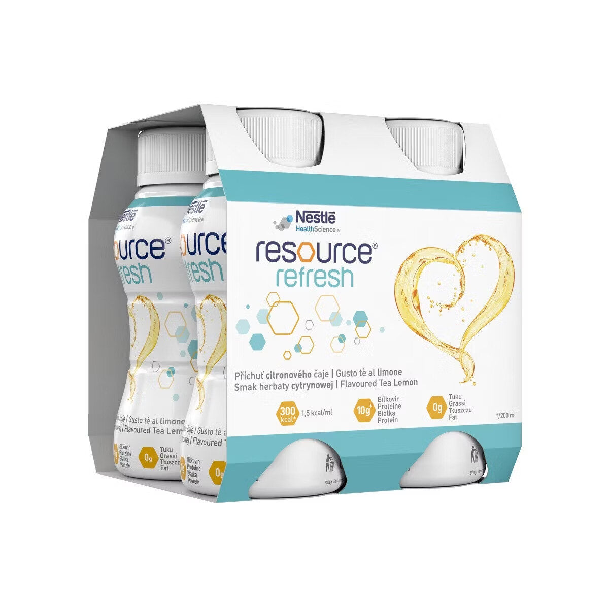 Nestlè Resource Refresh Bevanda Ipercalorica Gusto Tè Al Limone 4x200ml-1