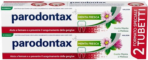 Parodontax Menta Fresca Dentifricio 2x75ml-1