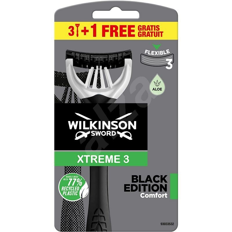 Wilkinson Xtreme 3 Black Edition 3+1pz-1