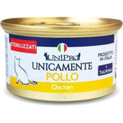 Unipro Unicamente Pollo Cibo Umido Gatti Adulti Sterilizzati Barattolo 85g-1