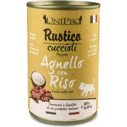Unipro Rustico Cibo Umido Agnello E Riso Per Cani Cuccioli Barattolo 400g-1