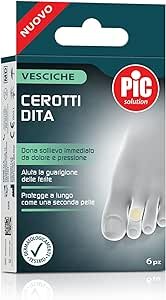 Pic Solution Cerotti Per Vesciche Piccoli Per Dita 6 Pezzi 18x61mm-1