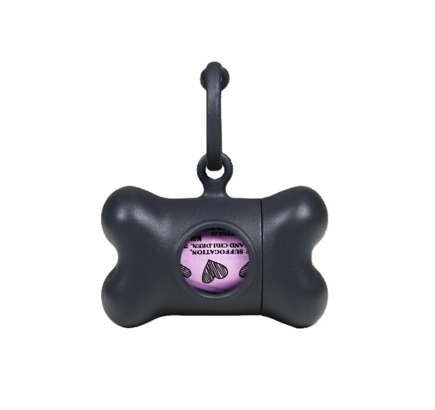 United Pets Bon Ton Nano Collezione Classic Colore Grigio Porta Sacchettini Igienici-1