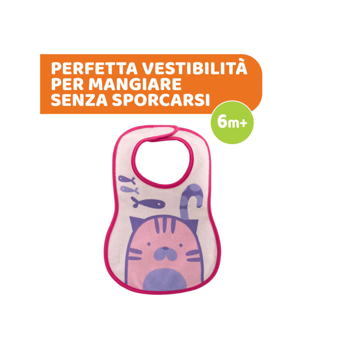 Chicco Bavaglini Easy Meal 6+ Mesi 2 Pezzi-3