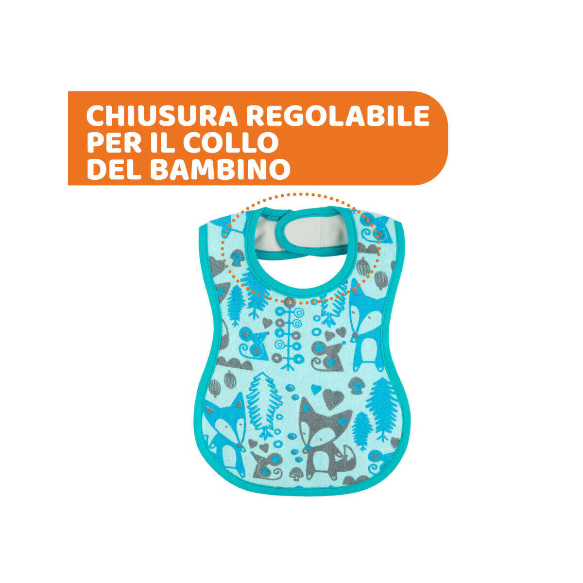 Chicco Bavaglini Easy Meal 6+ Mesi 2 Pezzi-4