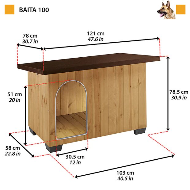 Ferplast Baita Per Cani Taglia 100-2