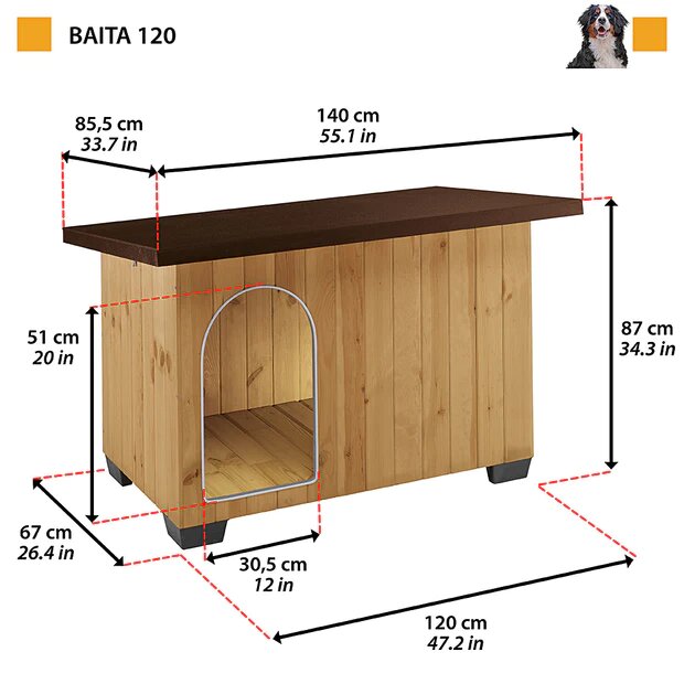Ferplast Baita Per Cani Taglia 120-2