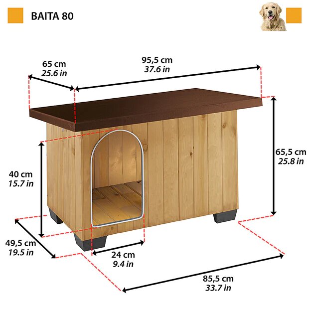 Ferplast Baita Per Cani Taglia 80-2
