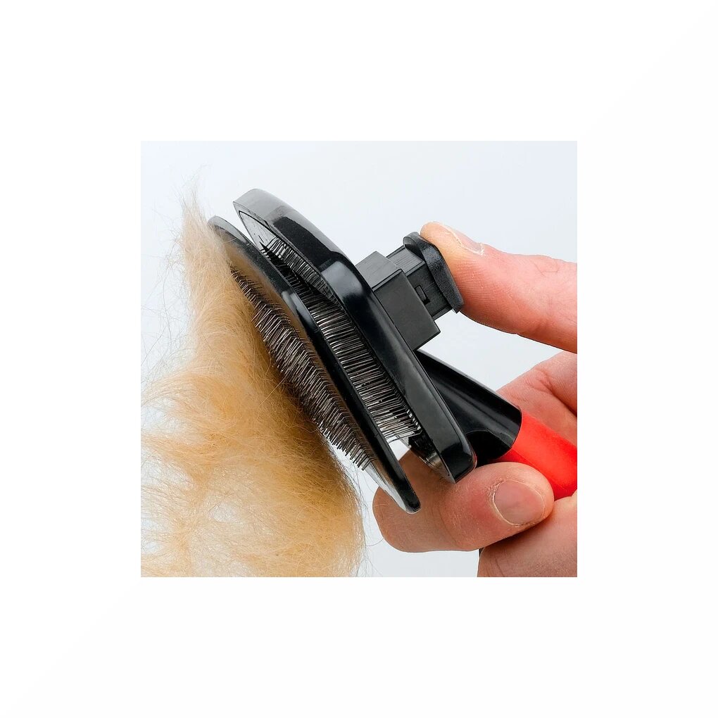 Ferplast GRO 5955 Spazzola Cardatore Per Cani E Gatti Pelo Medio E Lungo-1