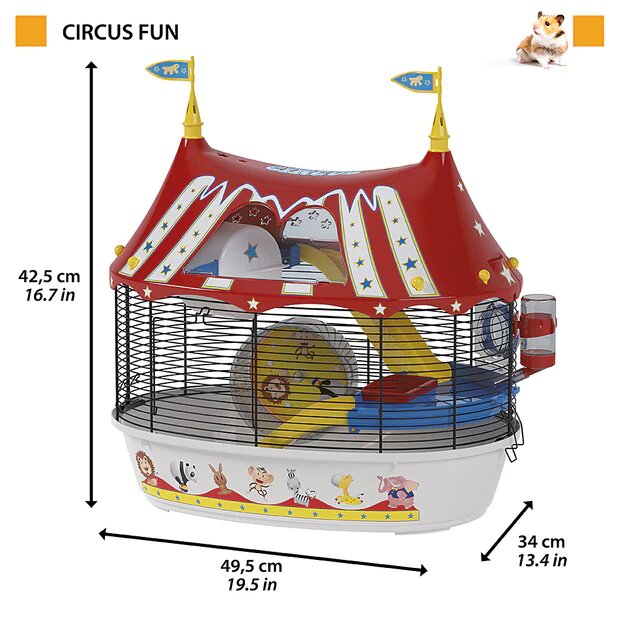 Ferplast Circus Fun Gabbia Per Criceti E Piccoli Roditori-2