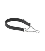 Ferplast Daytona CSS Collare Semistrangolo Nylon Soffice Imbottitura Nero Per Cani CSS20/55-1