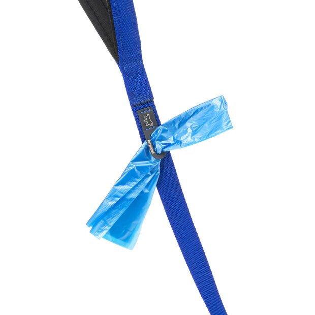 Ferplast Daytona G Guinzaglio In Nylon Impugnatura Imbottita E Porta Sacchetti Igienici Blu Per Cani G25/120-2