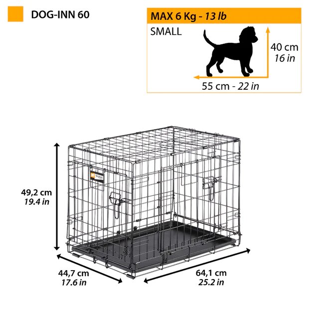 Ferplast Dog Inn Box Pieghevole Per Cani Taglia 60-2