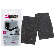 Ferplast L134 Filtri Al Carbone Attivo Per Toilette Per Gatti 2 Pezzi-1
