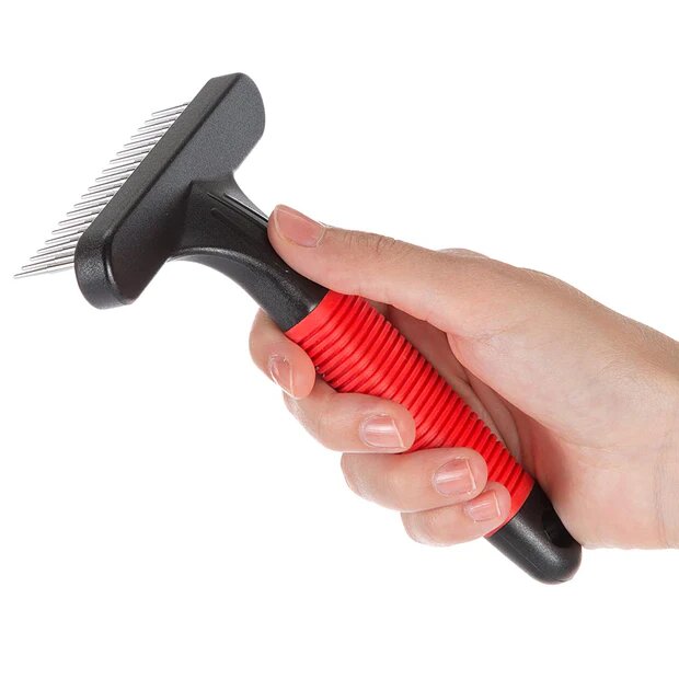 Ferplast GRO 5872 Pettine A Rastrello Con Denti Rotanti Per Cani Pelo Medio E Lungo-1