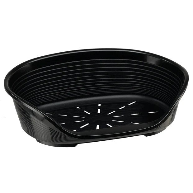 Ferplast Siesta Deluxe Cuccia Cani/Gatti in Plastica Nera Misura 10-1