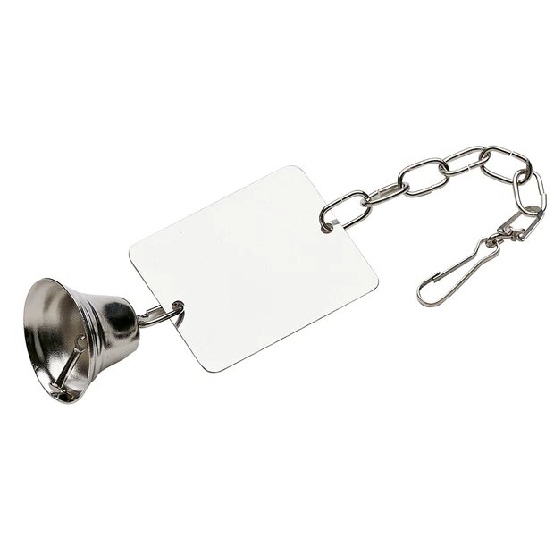Ferplast Specchietto Rettangolare Con Campanello Small Per Uccelli-1