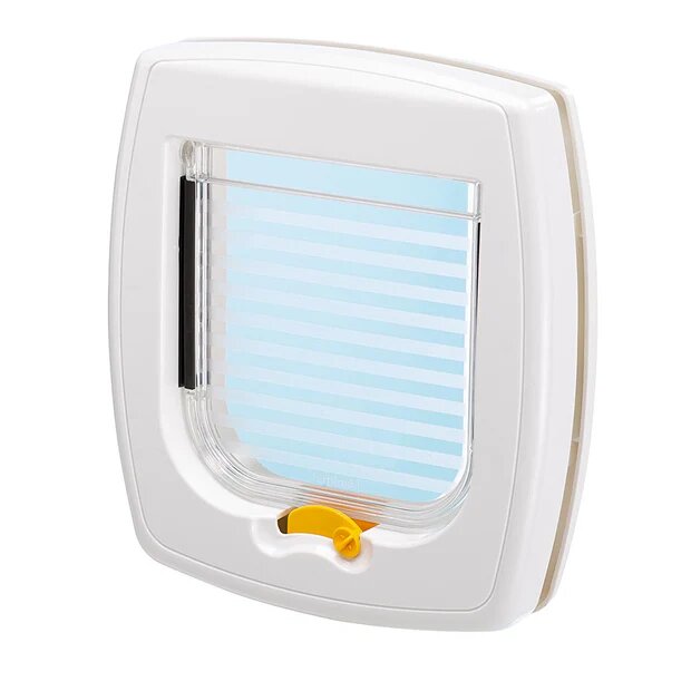 Ferplast Swing 1 Portina Per Gatti E Piccoli Cani Con Chiusura A 2 Vie Colore Bianco-1