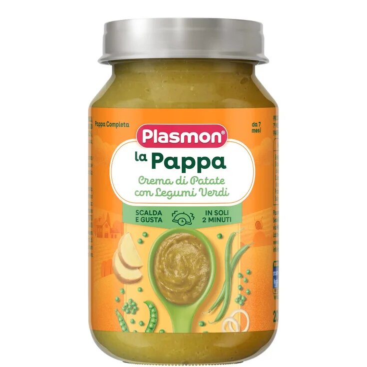 Plasmon La Pappa Crema Di Patate Con Legumi Verdi 200g 7Mesi+-1