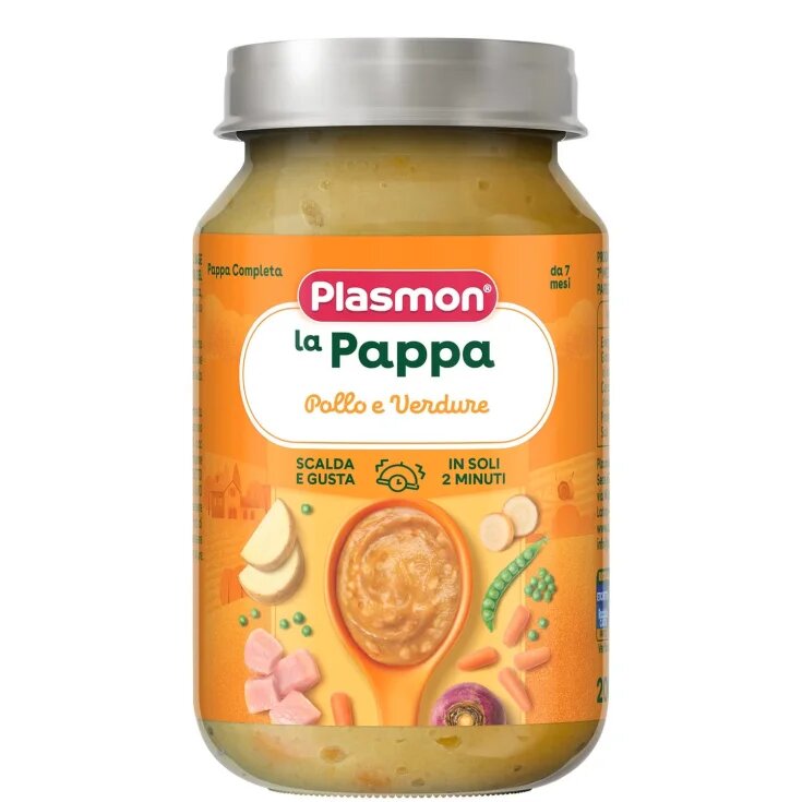 Plasmon La Pappa Pollo E Verdure 200g 7 Mesi+-1