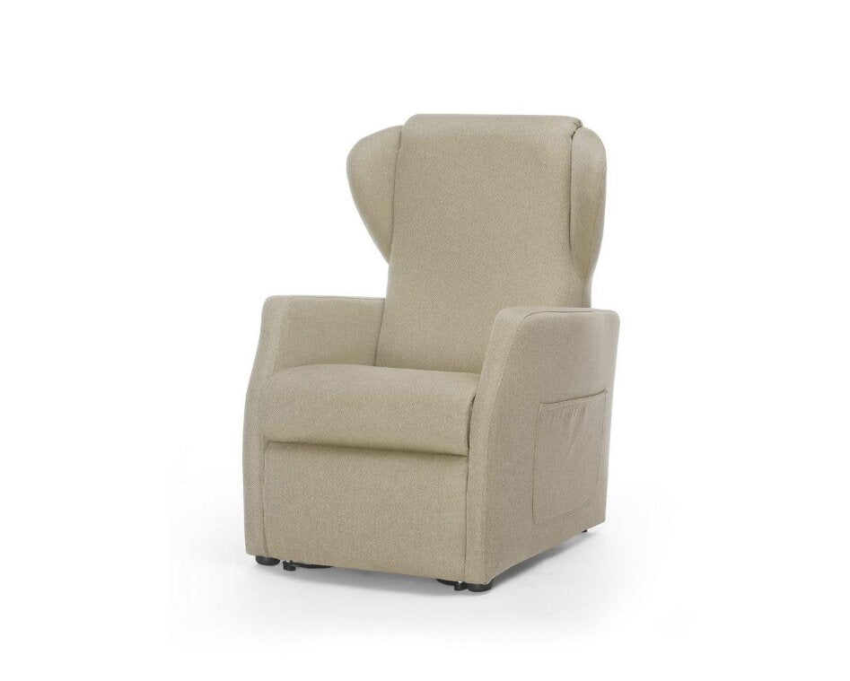 Mopedia Poltrona Elevabile Ninfea con Roller 4 Ruote 50mm PO401 Sabbia-4