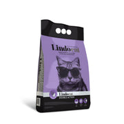 Lindocat Double Action Lettiera Per Gatti Agglomerante Bianca Profumo di Lavanda 10L-1