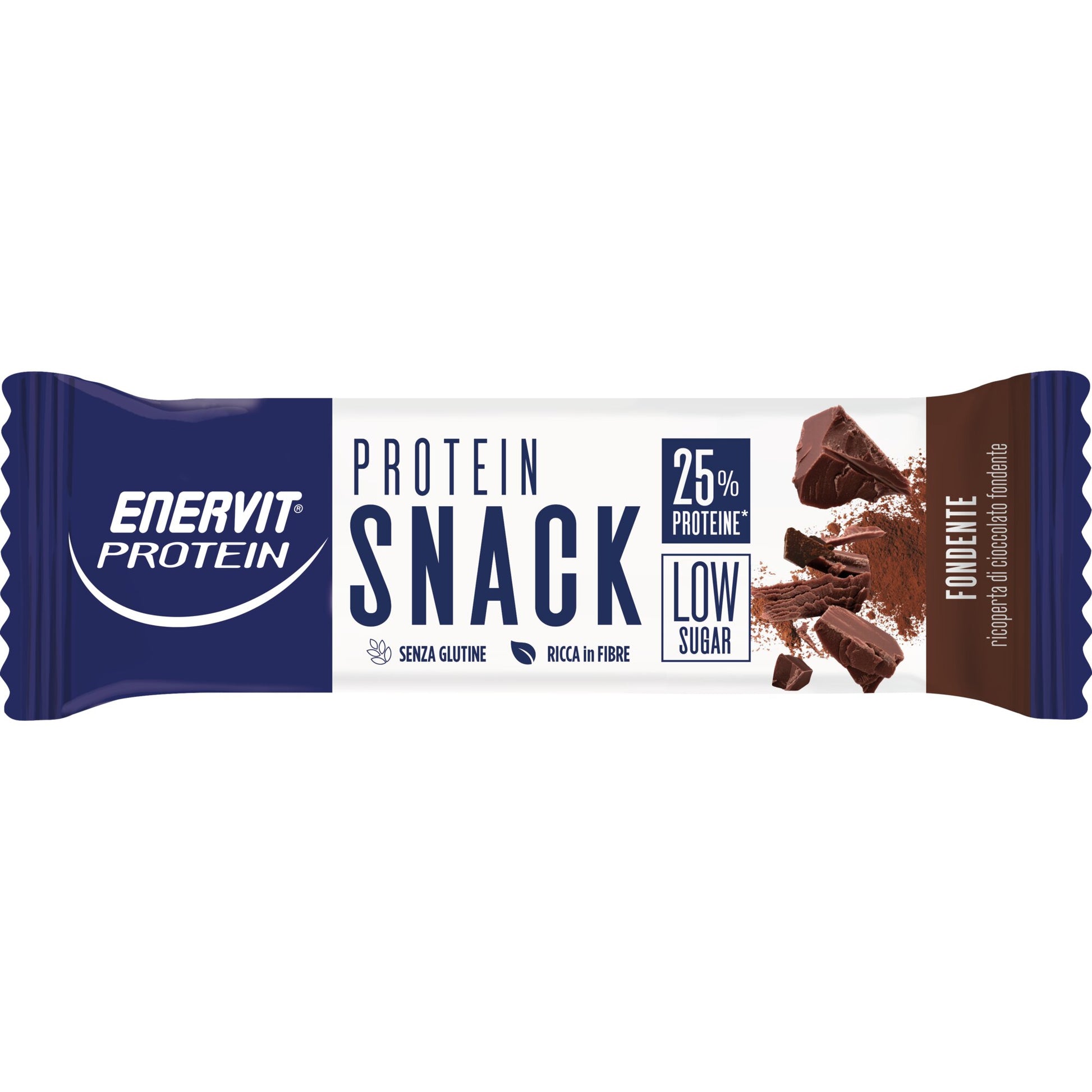 Enervit Protein Snack Fondente Low Sugar 8 Barrette Da 27g-2
