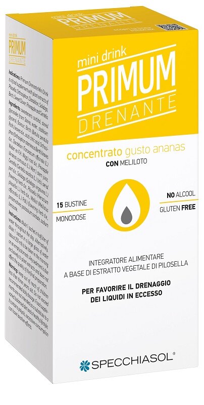 Primum Drenante Mini Drink Ananas 15 Bustine-1