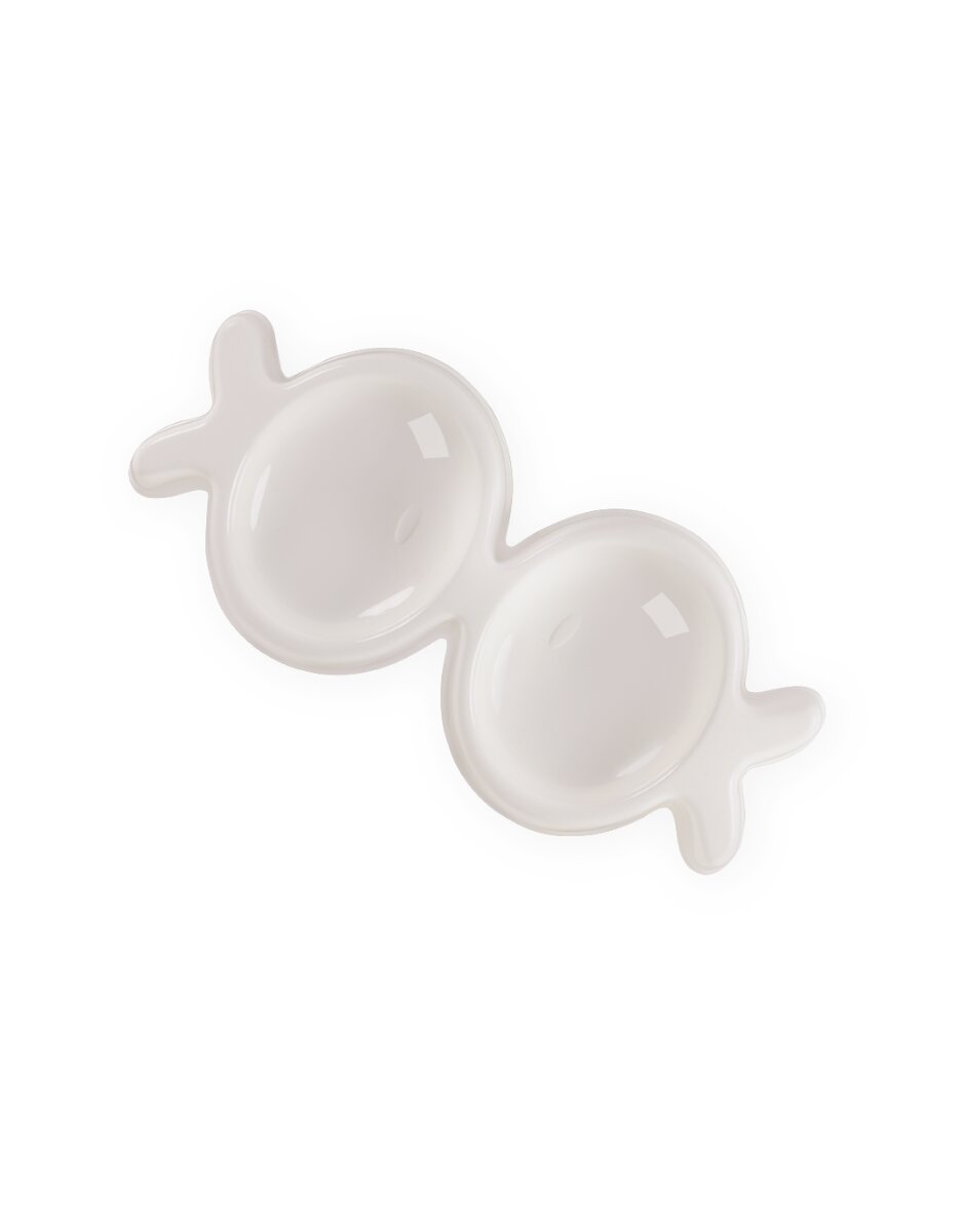 United Pets Fish Kiss Ciotola Cibo e Acqua Per Gatti Colore Bianco-1