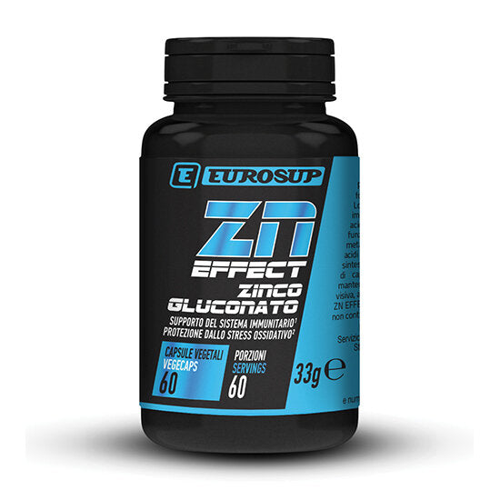Eurosup Zn Effect Zinco Gluconato 60 Capsule Vegetali-1