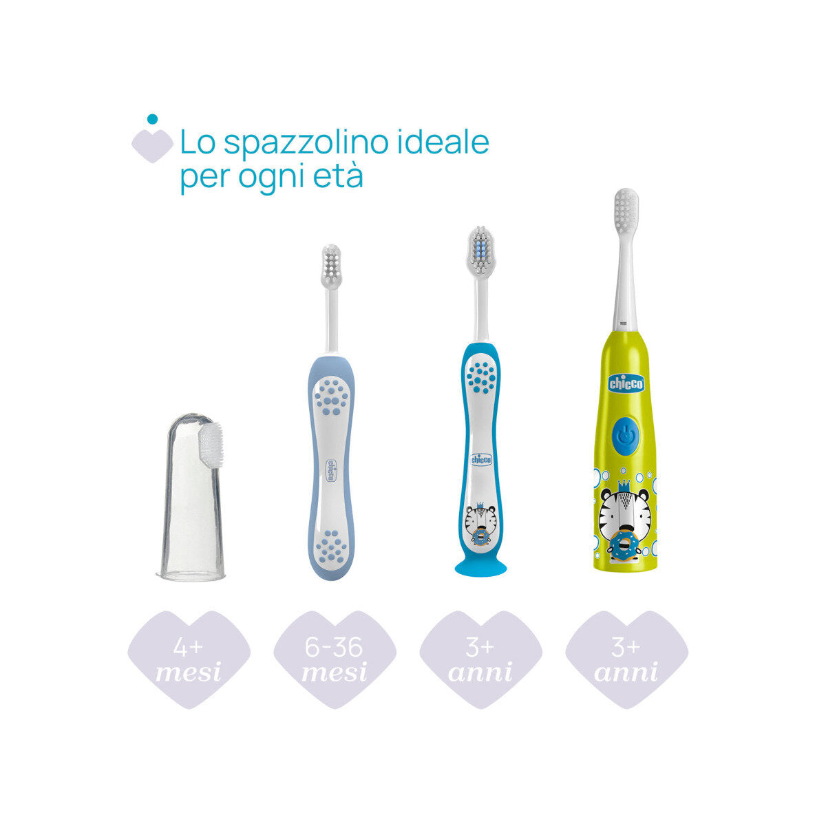 Chicco Spazzolino Primi Denti 6-36 Mesi Indigo 1 Pezzo-5