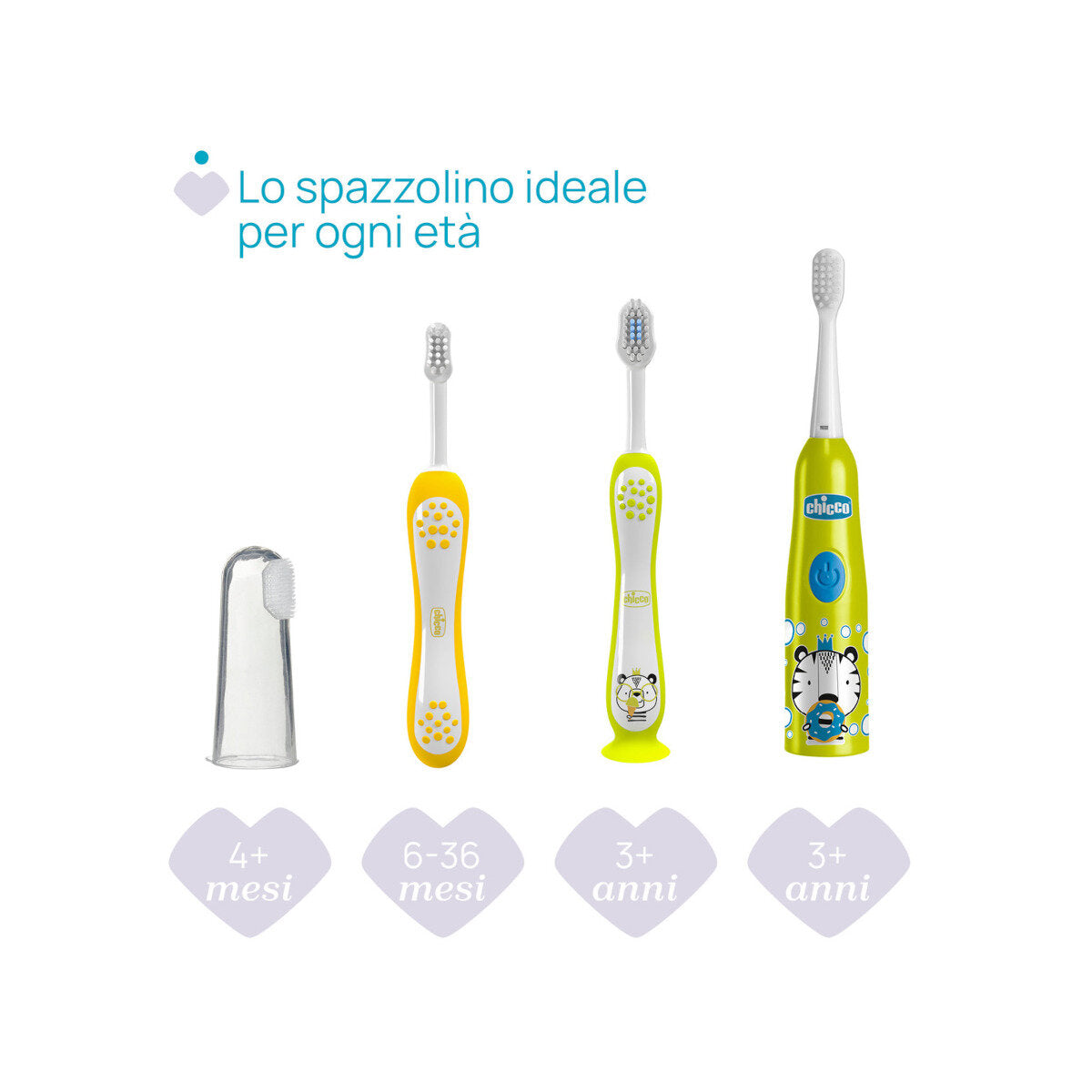 Chicco Spazzolino Elettrico Tigre 3+ Anni 1 Pezzo-4