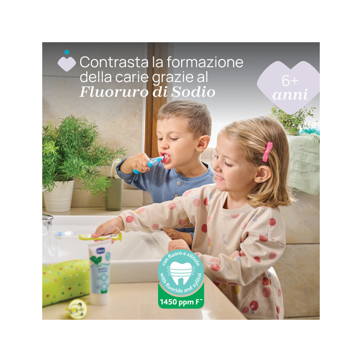 Chicco Dentifricio 6+ Anni Gusto Menta Dolce 50ml-2